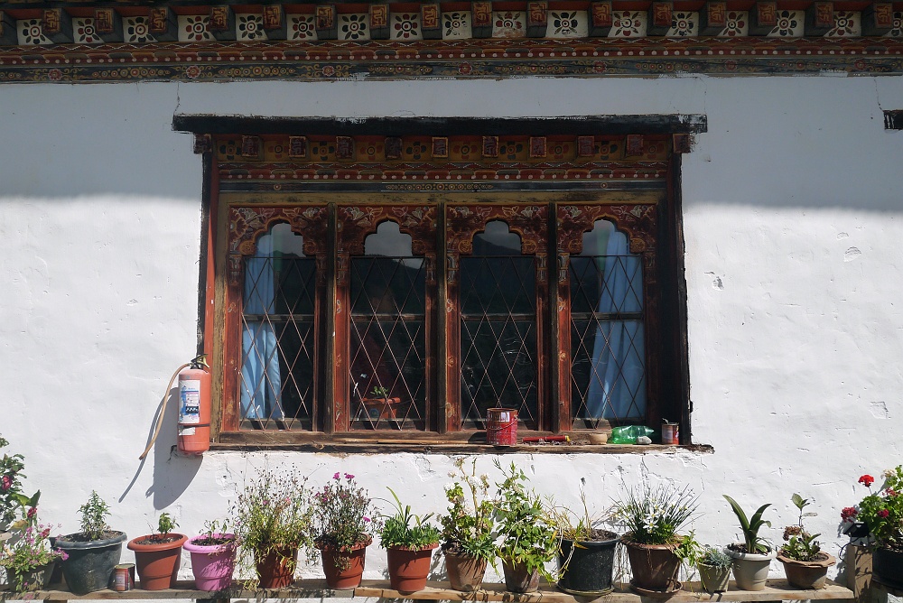Arquitetura tradicional - Thimbu - Butão